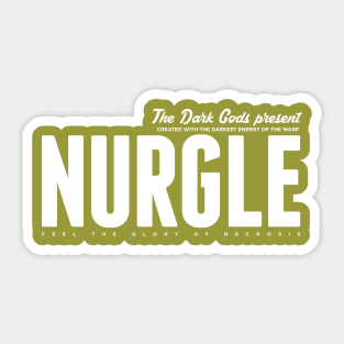 Nurgle (White) Sticker